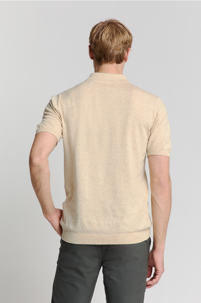 POLO MET KORTE MOUWEN 28220453 015 SAND